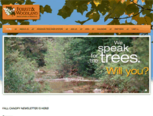 Tablet Screenshot of forestandwoodland.org